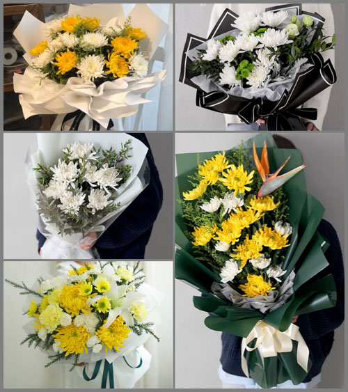山西朔州应县白马石乡洪水河村白事花束代送